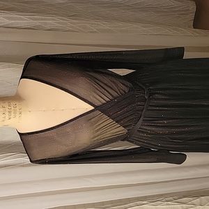Black Sheer Long Dress